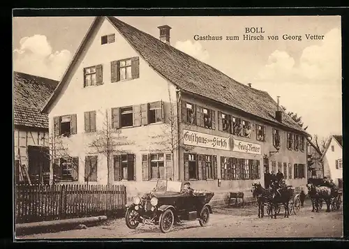 AK Boll i. W., Gasthaus zum Hirsch von Georg Vetter