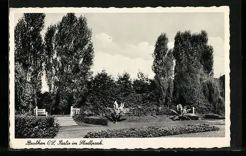 AK Beuthen, Partie im Stadtpark