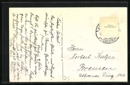 AK Kattowitz, Ortsansicht, Strassenpartie