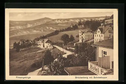 AK Brückenberg, Teilansicht mit Blick zur Schneekoppe
