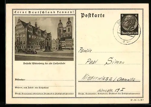 AK Wittenberg, Rathaus und Kirche Lernt Deutschland kennen