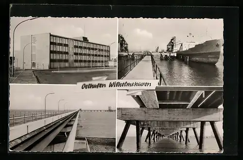 AK Wilhelmshaven, Partien aus dem Oelhafen