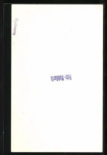 AK Backnang, Ortspartie mit Blick auf die Kirche