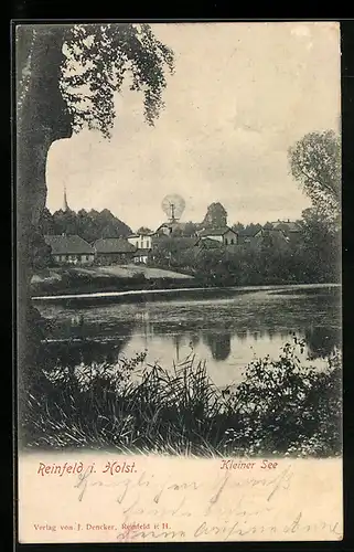 AK Reinfeld i. Holst., Blick über den kleinen See
