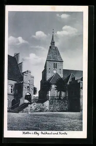 AK Mölln, Rathaus und Kirche