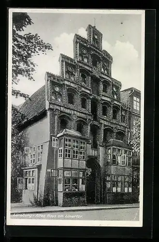 AK Lüneburg, altes Haus am Lünertor