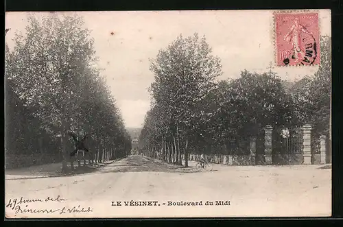 AK Le Vésinet, Boulevard du Midi