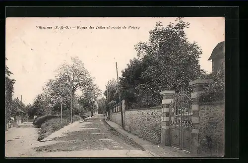 AK Villennes, Route des Iséles et route de Poissy