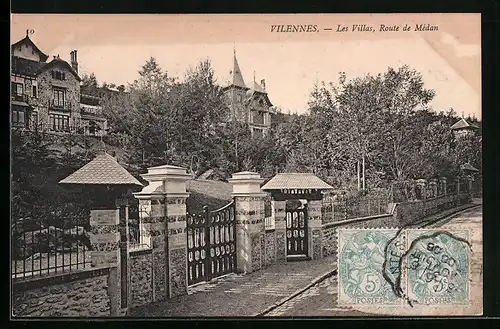 AK Vilennes, Les Villas, Route de Médan