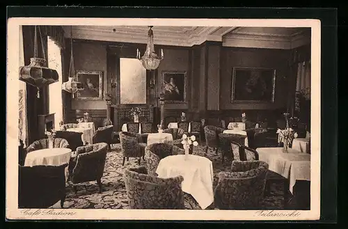 AK Berlin-Charlottenburg, Restaurant u. Café Stadion