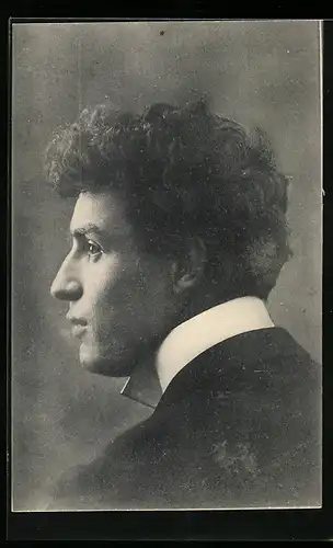 AK Humorist und Rezitator Carl Ruhland