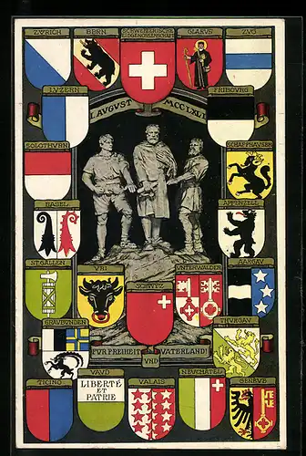 AK Schweizer Wappen