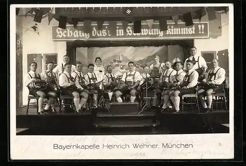 AK München, Bayernkapelle Heinrich Wehner, 