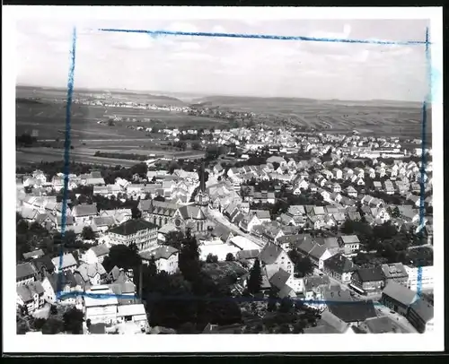 Fotografie Aero-Express, München, Ansicht Spaichingen, Fliegeraufnahme des Ortes