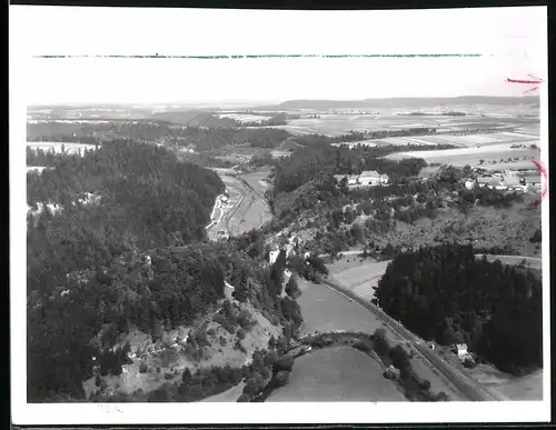 Fotografie Aero-Express, München, Ansicht Dietingen, Fliegeraufnahme mit Hofgut Hohenstein