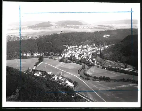 Fotografie Aero-Express, München, Ansicht Bad Niedernau, Fliegeraufnahme des Ortes