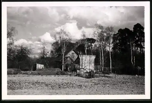 Fotografie unbekannter Fotograf, Ansicht Berlin-Lichtenrade, Gehöft am Stadtrand 1936