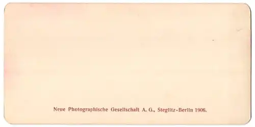 Stereo-Fotografie NPG, Berlin, Ansicht München, Blick auf die Frauenkirche im Hintergrund Turm des Rathaus im Baugerüst