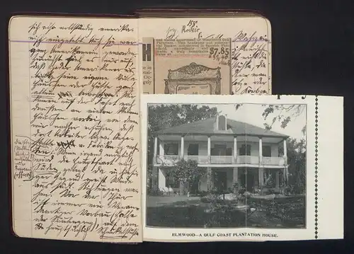 Fotoalbum mit 15 Fotografien und Reisetagebuch, Ansicht Shreveport / Louisiana, Deutscher F. Richter in Amerika