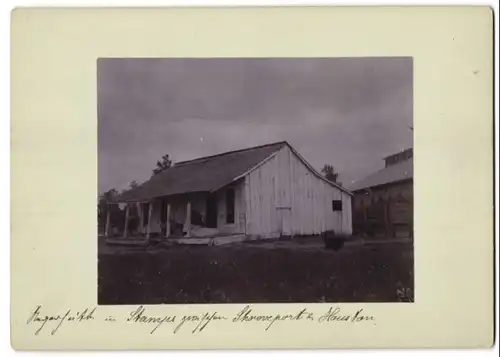 Fotoalbum mit 15 Fotografien und Reisetagebuch, Ansicht Shreveport / Louisiana, Deutscher F. Richter in Amerika