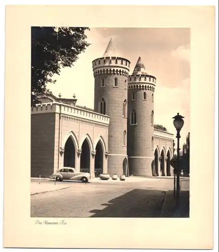 Fotoalbum mit 12 Fotografien, Ansicht Potsdam, Fotograf E. Trepte, Windmühle, Garnisonskirche, Cecilienhof, Nauener Tor