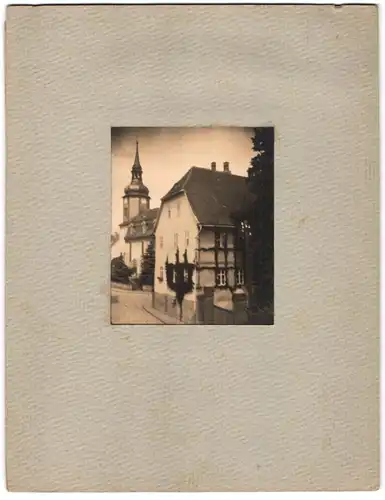 Fotoalbum mit 40 Fotografien eines Amateur Fotografen, Hildburghausen 1934, sachliche Fotografie, Interieur, Kirche