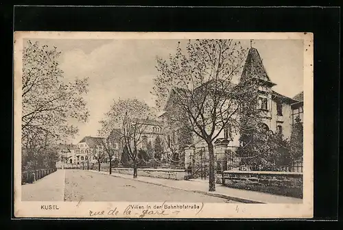 AK Kusel, Villen in der Bahnhofstrasse
