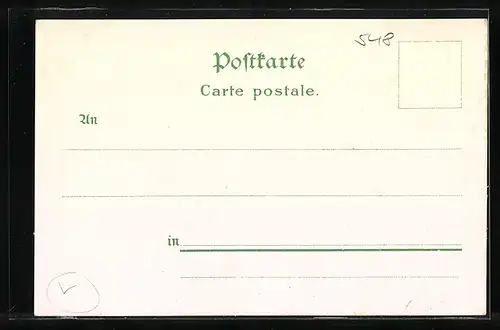 Lithographie Rech i. Ahrthal, Totalansicht