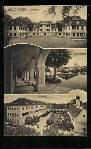 AK Wallerstein, Kurhaus, Schloss, Schlosshof