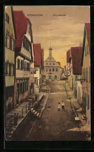 AK Bönnigheim, Sicht über die Kirchstrasse