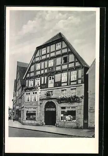 AK Bad Salzuflen, Brandes`sche Apotheke 1792-1932