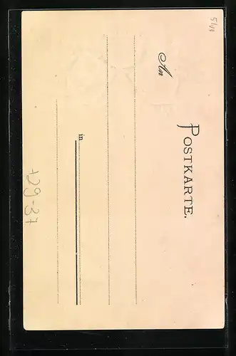 Lithographie Köln, Eigelsteiner Tor, Wappen