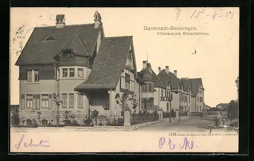 AK Darmstadt-Bessungen, Villenkolonie Böllenfalltor