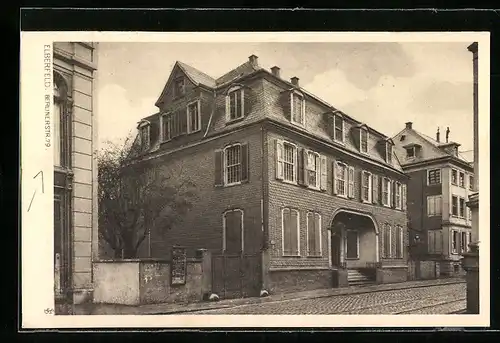 AK Elberfeld, Zur 3 Jahrhundert-Feier der Stadt Elberfeld 1610-1910, Gebäudeansicht