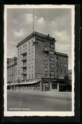 AK Rastatt, Das Schlosshotel von Paul Weber