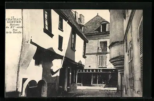AK Chateau-Gontier, Maisons du XV siècle, Rue dela Harelle
