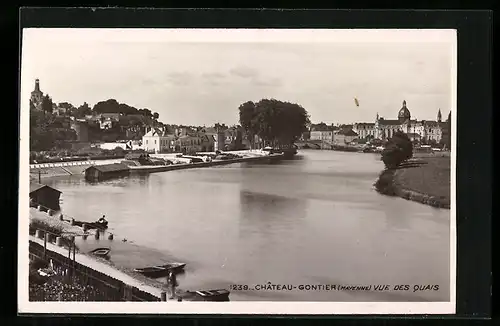 AK Château-Gontier, Vue des Quais