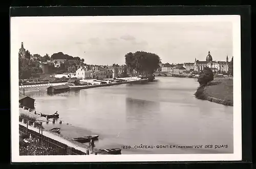 AK Château-Gontier, Vue des Quais