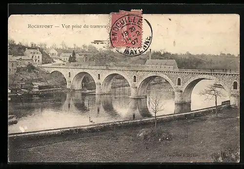 AK Rochefort, Vue prise du tramway