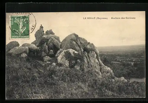 AK Le Ribay, Rochers des Environs