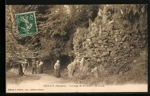 AK Saulges, Ermitage de St-Cenere, La Grotte