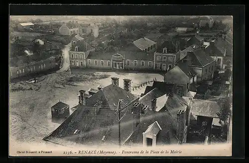 AK Renazé, Panorama de la Place de la Mairie