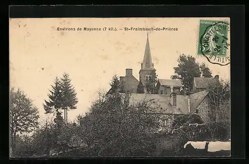 AK St-Fraimbault-de-Priéres, Ortsansicht