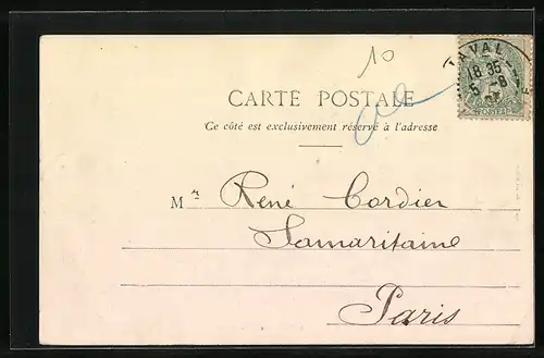 AK St-Jean-sur-Mayenne, Ortsansicht mit Häusern