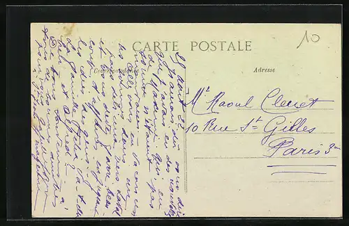 AK Saint-Jean-sur-Mayenne, Le Bourg, Vue prise du haut du Clocher