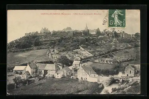 AK Sainte-Suzanne, Coté Nord et Grands Moulins