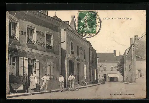 AK Ahuillé, Vue du Bourg
