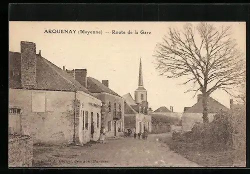 AK Arquenay, Route de la Gare