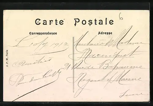 AK Ambrières, Vue prise des rocs