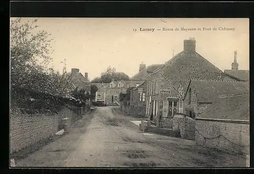 AK Lassay, Route de Mayenne et Pont de Chatenay
